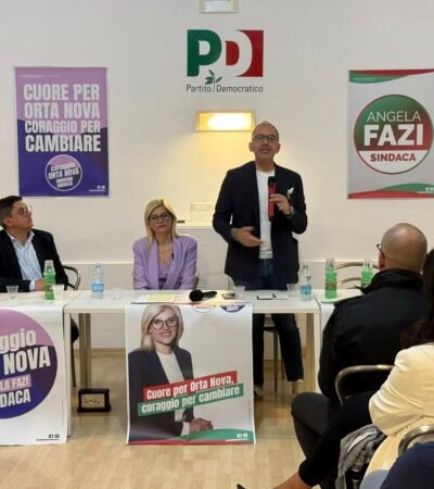 ORTA NOVA, ANGELA FAZI IN CORSA PER IL VOTO DEL 25 E 26 MAGGIO: “CUORE E CORAGGIO PER CAMBIARE LA CITTÀ”