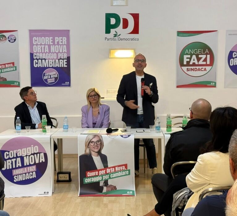ORTA NOVA, ANGELA FAZI IN CORSA PER IL VOTO DEL 25 E 26 MAGGIO: “CUORE E CORAGGIO PER CAMBIARE LA CITTÀ”